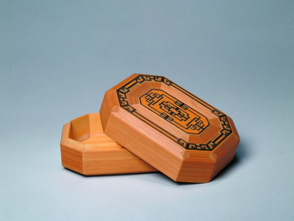 图片[1]-Bamboo inlaid rectangular box-China Archive